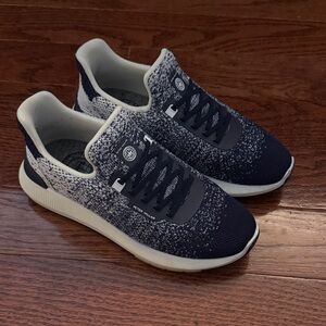 Peter Miller Navy and White Athletic Sneakers
